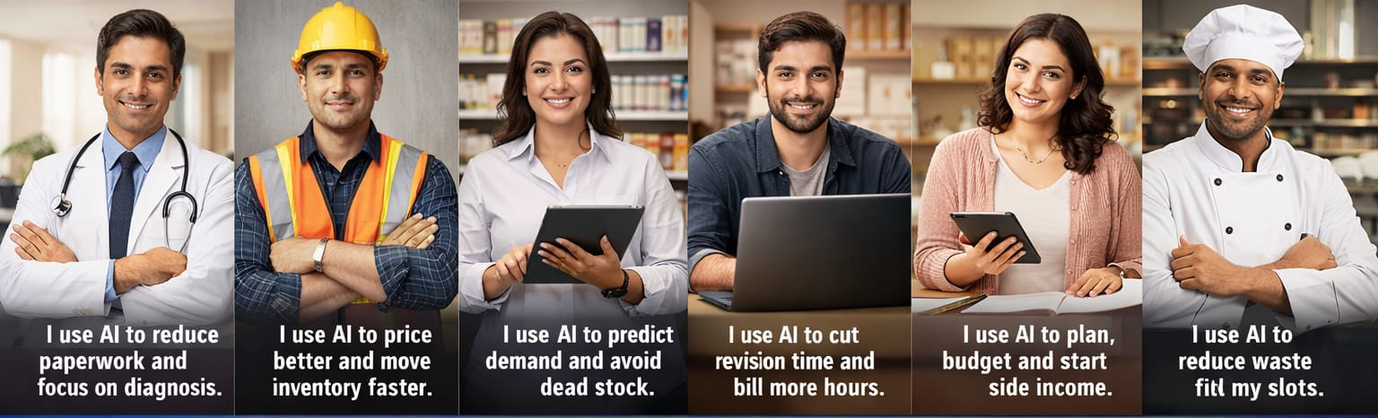 Diverse group of professionals